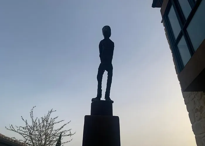 De Un Artista En Plena Naturaleza Piscina Y Parque De Esculturas En Vakantiehuis *